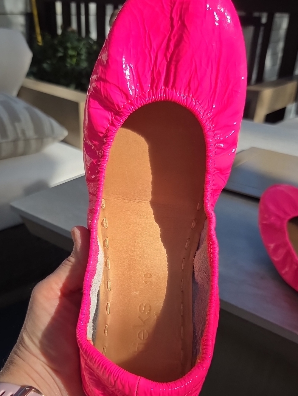 Tieks Pop Pink Ballet Flats Size 10 Offers Welcome!! - Picture 12 of 15
